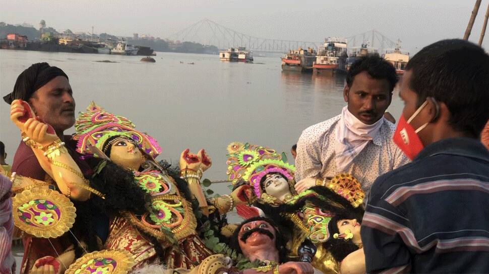 Durga puja celebration ends amidst pandemic with idol immersion; know what was different this year