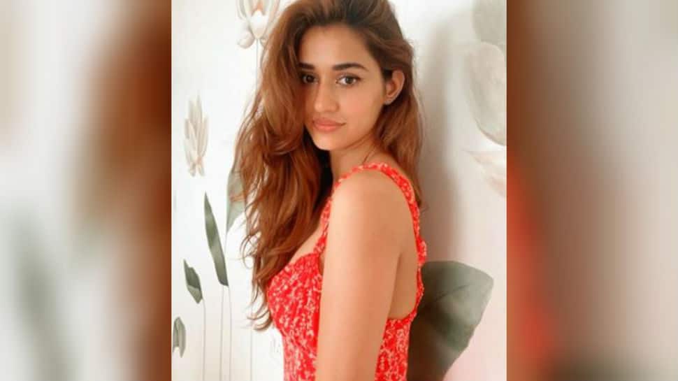 Disha Patani heats up the internet with her pics in red floral dress - Check out!