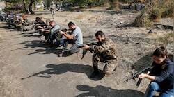 Azeri leader says he will fight 'to the end' if Karabakh talks fail