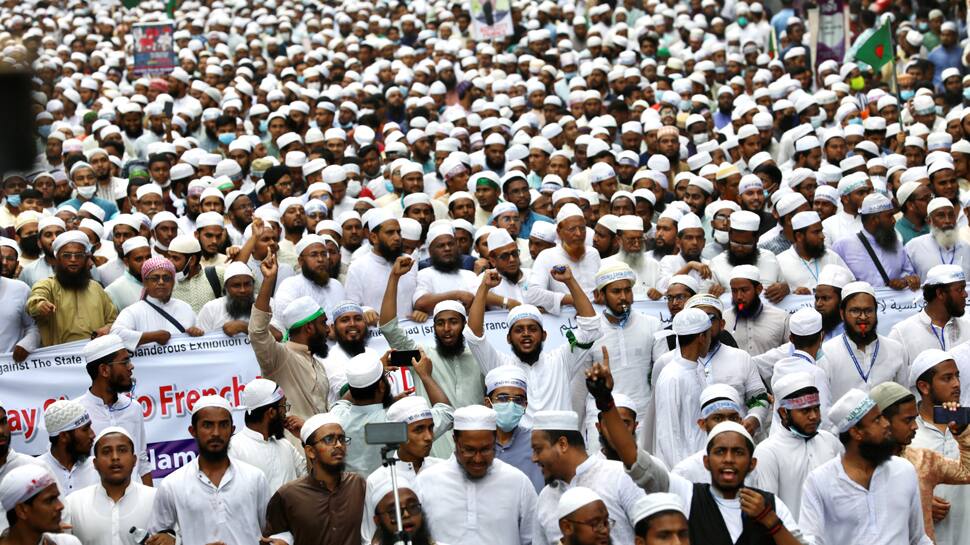 Anti-France rally in Dhaka