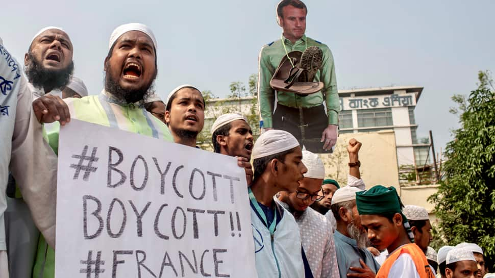 Anti-France rally in Dhaka