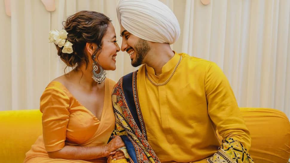 Newlyweds Neha Kakkar and Rohanpreet Singh jet off to Dubai for honeymoon, pics inside