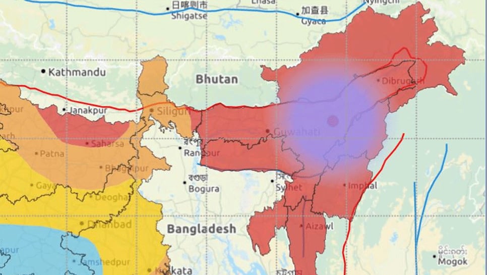 Mild earthquake of 3.2 magnitude jolts Assam