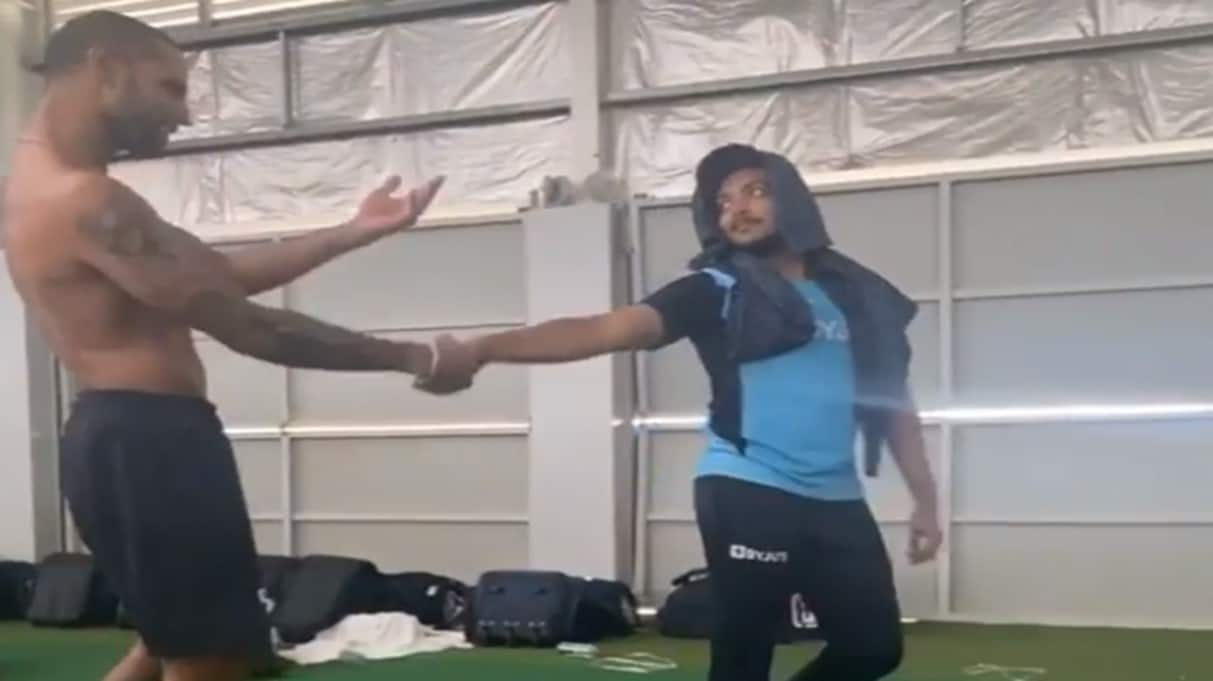 Australia vs India: Shikhar Dhawan, Prithvi Shaw hilariously groove to this classic Bollywood hit, Watch video!