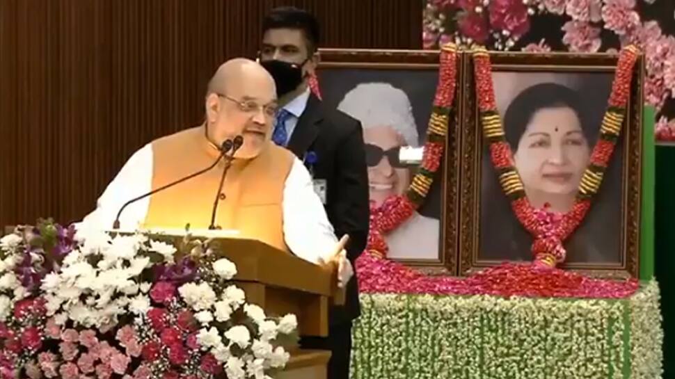 Union Home Minister Amit Shah slams Congress and DMK, says &#039;Narendra Modi govt has given Tamil Nadu its due rights&#039;