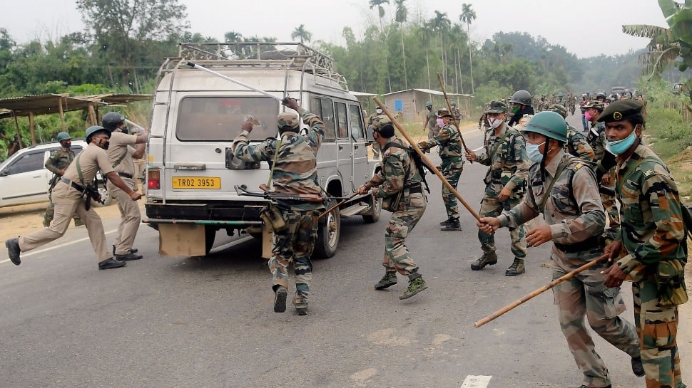 1 killed, 23 injured in police firing on picketers in Tripura