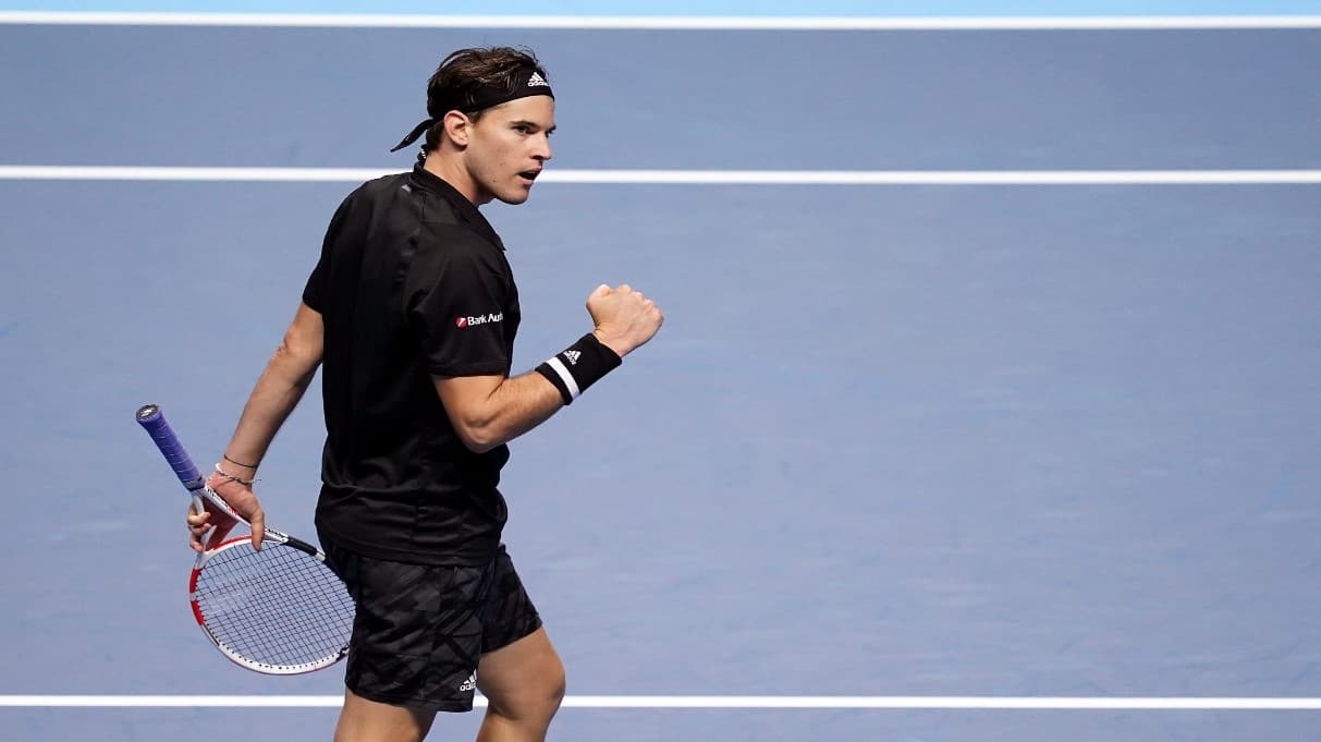 ATP World Tour Finals: Dominic Thiem reaches decider after nail-biting win over Novak Djokovic