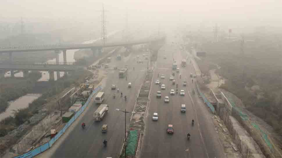 Delhi&#039;s air quality improves marginally; AQI still in &#039;poor&#039; category 