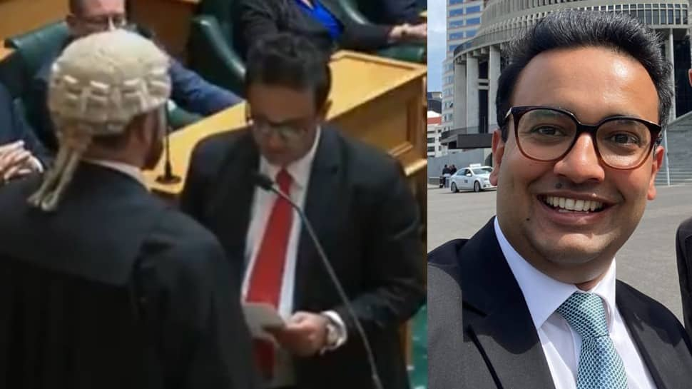 New Zealand MP Gaurav Sharma takes oath in Sanskrit, second Indian-origin leader to do so after Suriname President Chandrikapersad Santokhi  - Watch