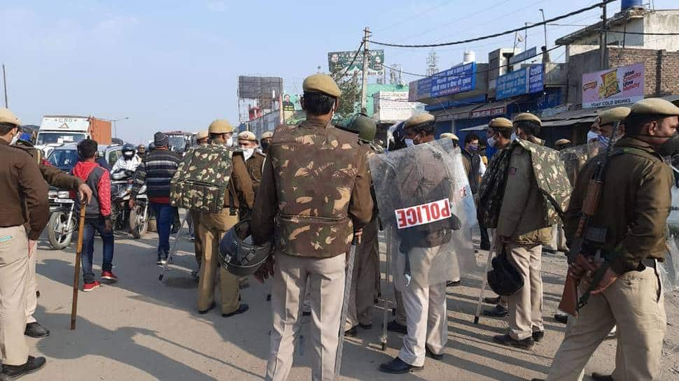 Thousands Of Protesting Farmers Make Way To Delhi, Stopped At Haryana ...