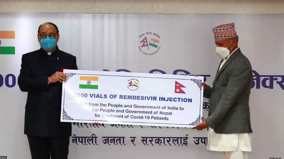 Foreign Secretary Harsh Shringla calls on Nepal PM KP Oli, hands over 2000 vials of Remdesivir