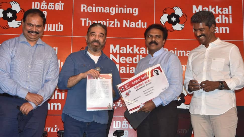 Former Tamil Nadu IT Secretary Santhosh Babu joins Kamal Haasan's Makkal  Needhi Maiam | Tamil Nadu News | Zee News