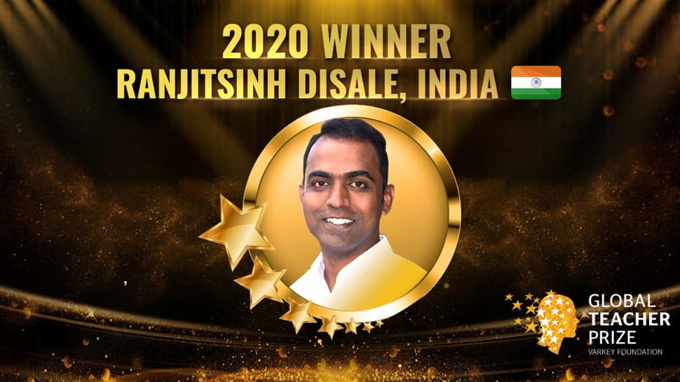 Global Teacher Prize goes to India's Ranjitsinh Disale, wins USD 1 million  | India News | Zee News
