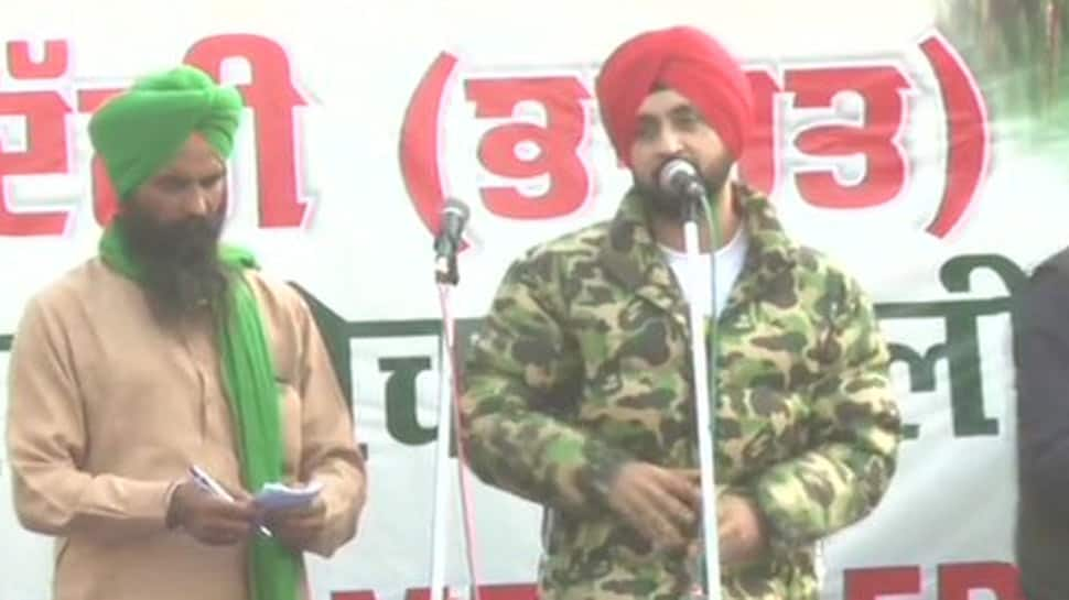 Punjabi singer-actor Diljit Dosanjh lauds protesting farmers at Singhu border, says &#039;your issues shouldn&#039;t be diverted by anyone&#039; 