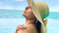 Hina Khan flaunts her bareback in another sizzling pic from Maldives
