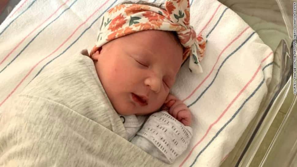 Baby sets a new &#039;record&#039; after being born from 27-year-old embryo