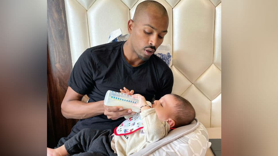 From national duty to father duty: This pic of Hardik Pandya with son Agastya wins the internet!