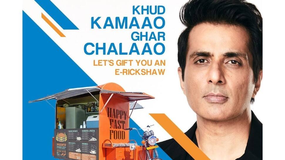 Sonu Sood launches new initiative, gifts e-rickshaw to underprivileged