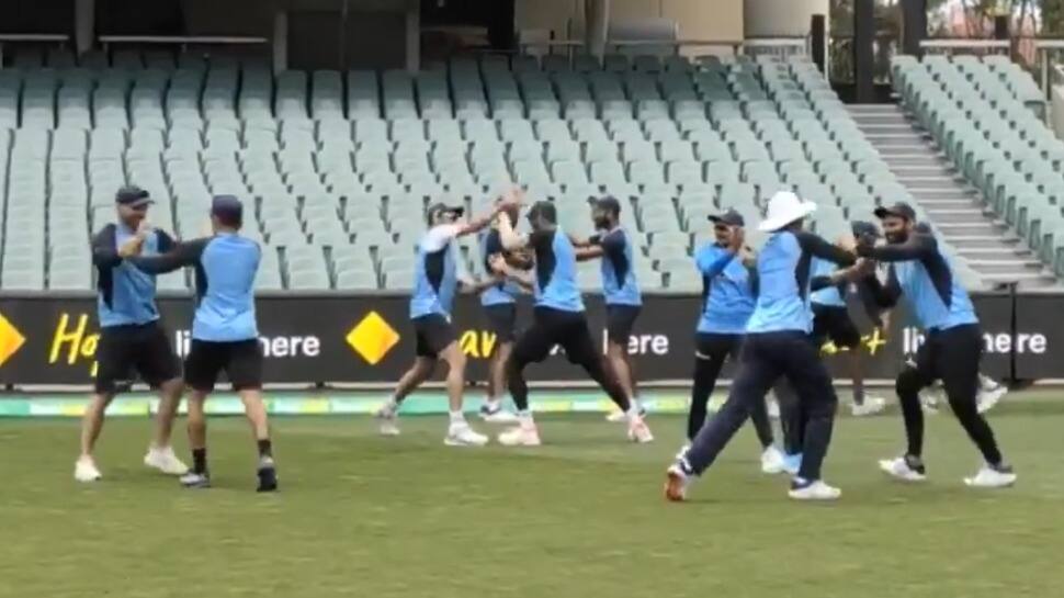 India vs Australia: Virat Kohli and boys indulge in &#039;fun drill&#039; to get &#039;charged up&#039; before nets -- Watch
