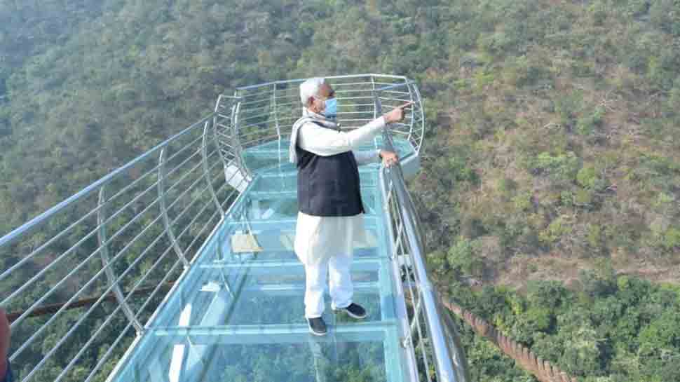 Bihar CM Nitish Kumar&#039;s dream project &#039;glass floor bridge&#039; at Rajgir to open in March; check pics