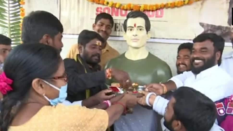 Temple dedicated to Sonu Sood built in Telangana; &#039;He is God for us&#039;, say locals