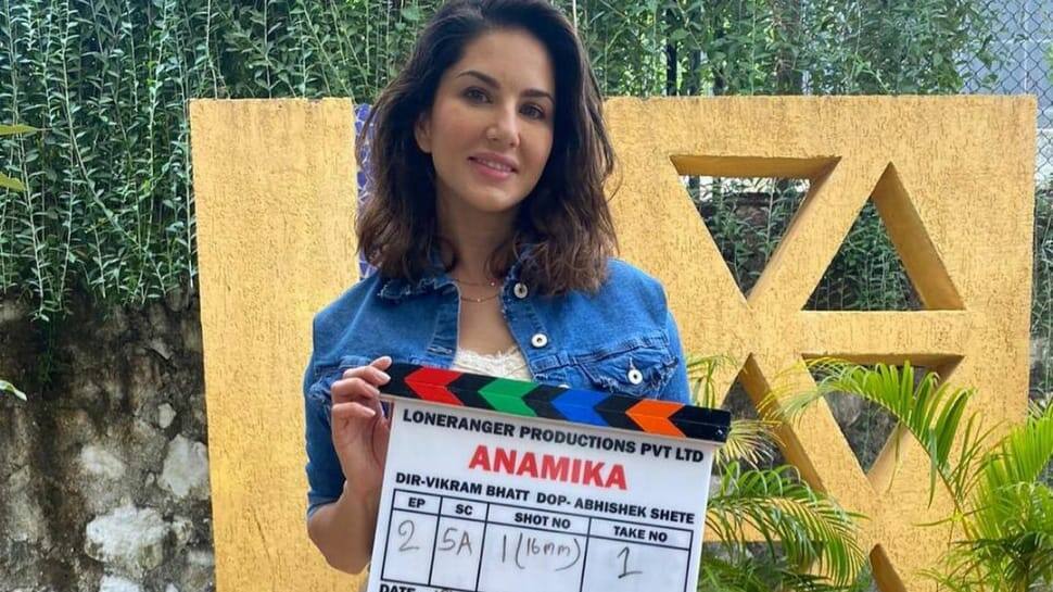 Sunny Leone starts shooting for action-thriller web series &#039;Anamika&#039;