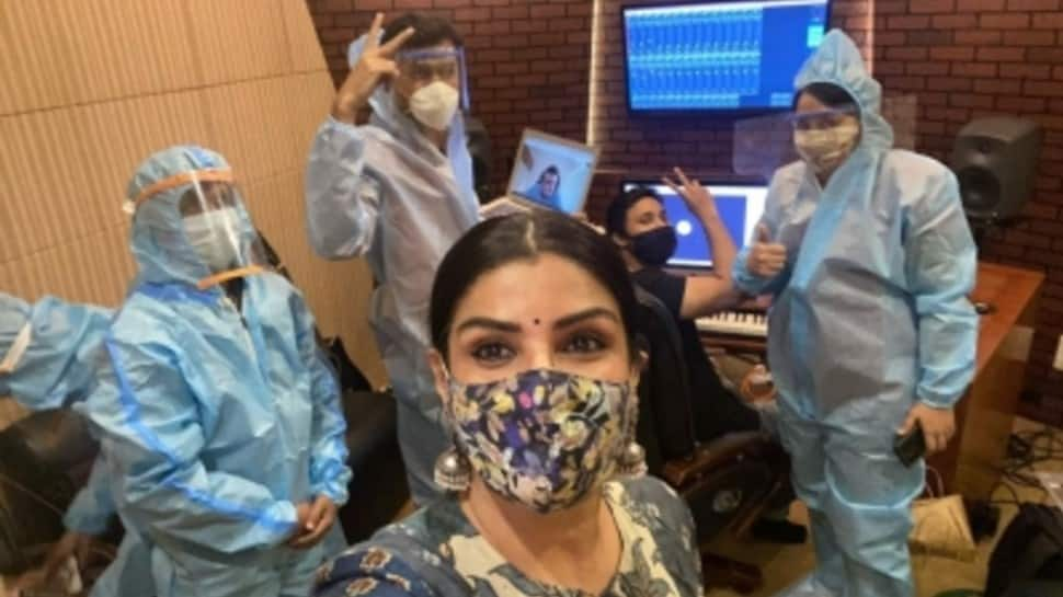 Raveena on new normal shoots: Seems like operation theatre than dubbing studio