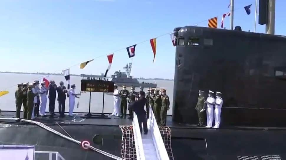 Indian submarine INS Sindhuvir officialy inducted into Myanmar Navy