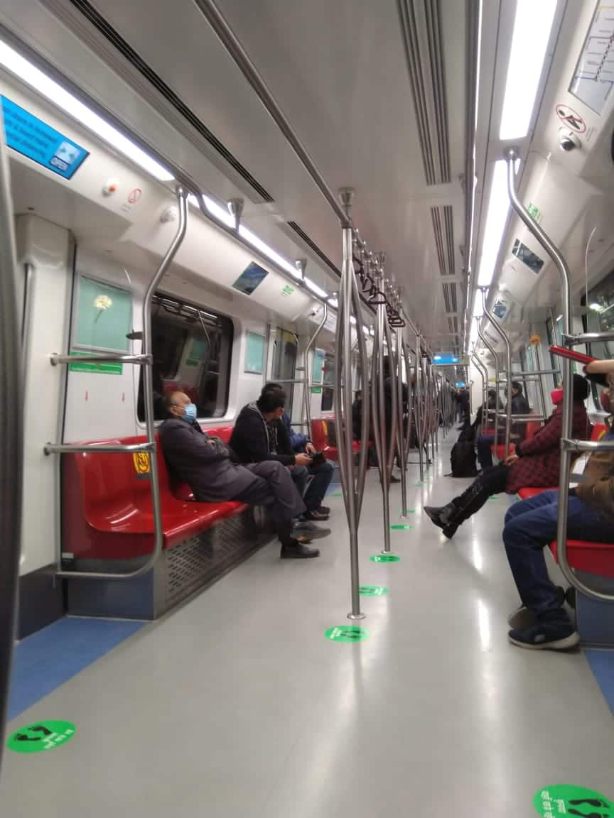 People have already started using the train