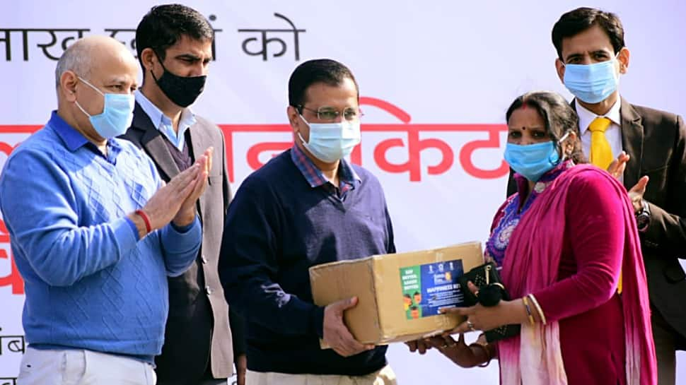 CM Arvind Kejriwal kickstarts mid-day scheme to distribute dry ration kits to 8 lakh Delhi govt school students