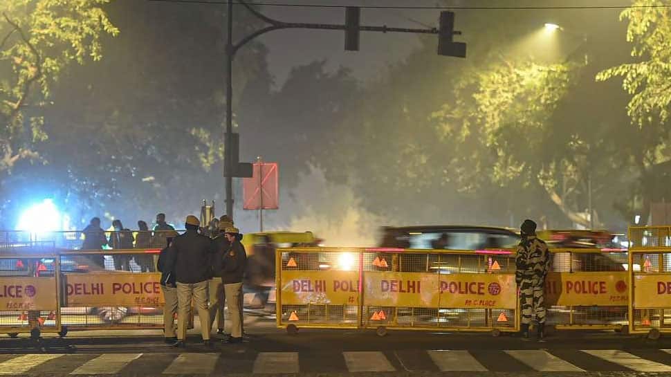 New Delhi streets barricaded on New Year's Eve