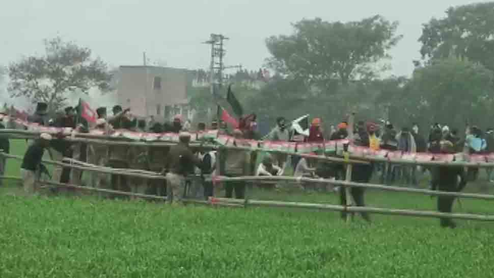 Haryana police use water cannon, teargas shells on protesting farmers ahead of CM Manohar Lal Khattar&#039;s Karnal visit