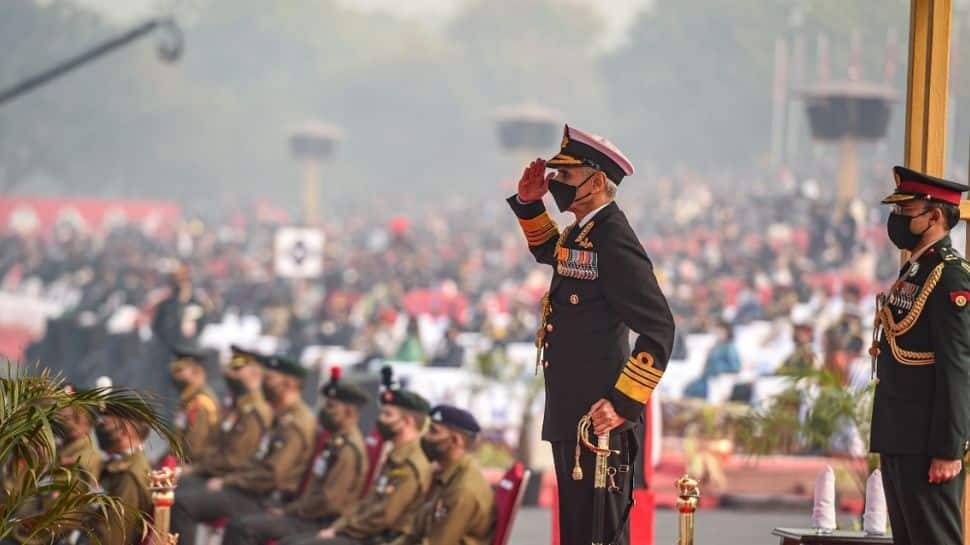 Army Chief MM Naravane takes salute