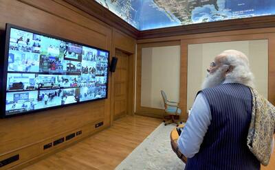 PM Modi launched pan India rollout of COVID-19 vaccination drive via video conferencing 