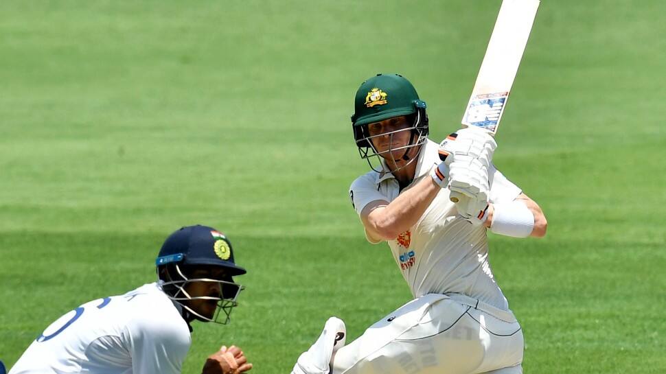 Steve Smith en route to scoring a half-century in the second innings for Australia. (Photo: cricket.com.au)