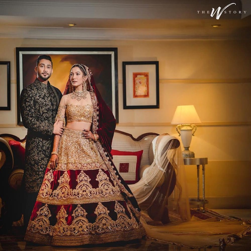 Gauahar Khan looked like a queen on her wedding day in this royal lehenga