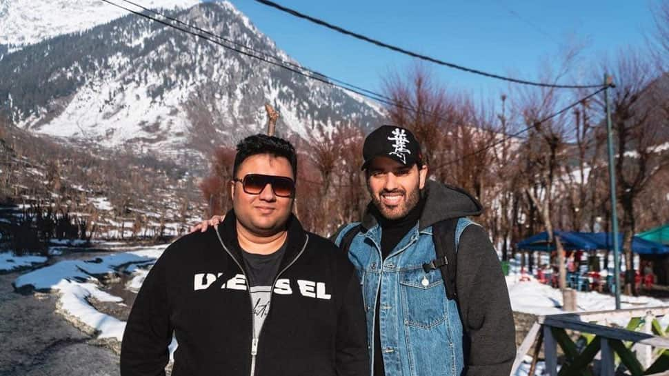 Luv Sinha and producer Nicky Bhagnani in Kashmir for shoot location recce