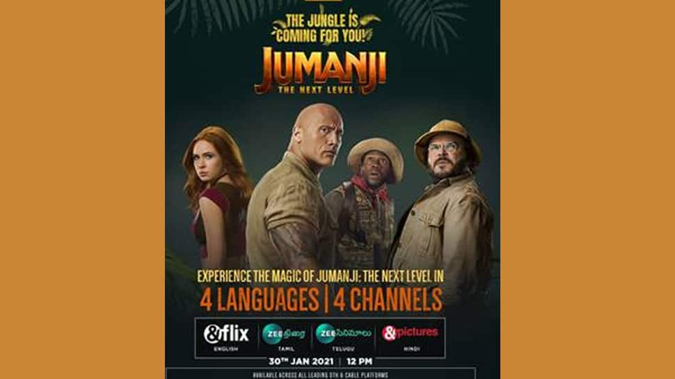 Your ticket to Hollywood with a Dwayne Johnson blockbuster Jumanji: The Next Level on &amp;Flix!