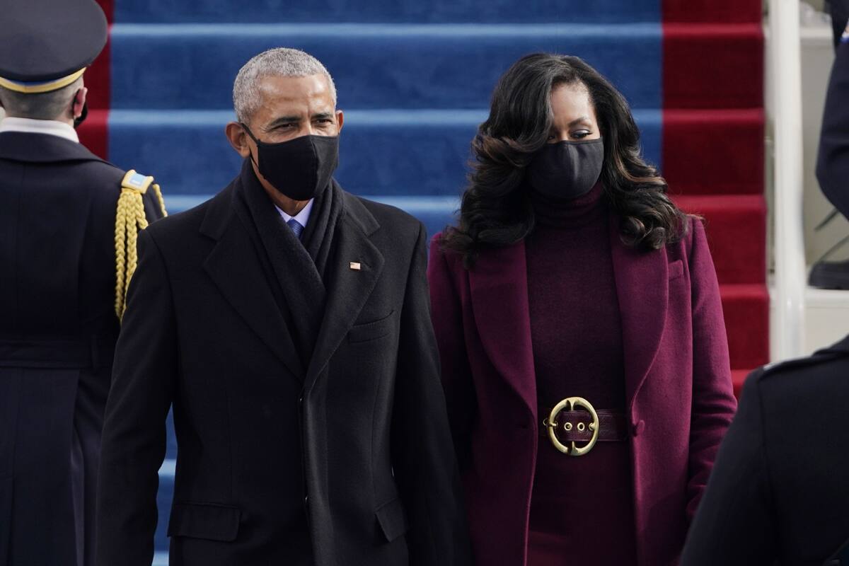 Barack Obama and Michelle Obama 
