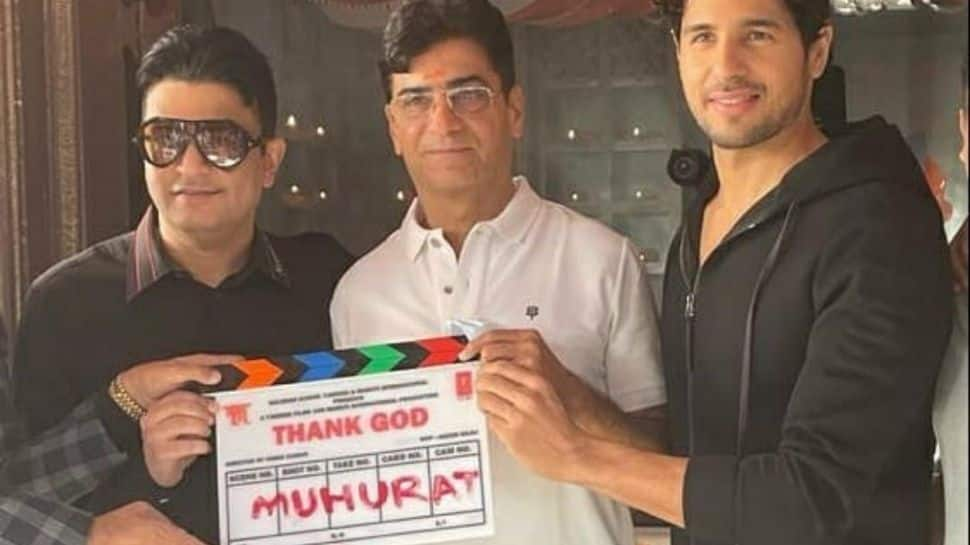 Sidharth Malhotra, Ajay Devgn, Rakul Preet Singh starrer ‘Thank God’ goes on floor