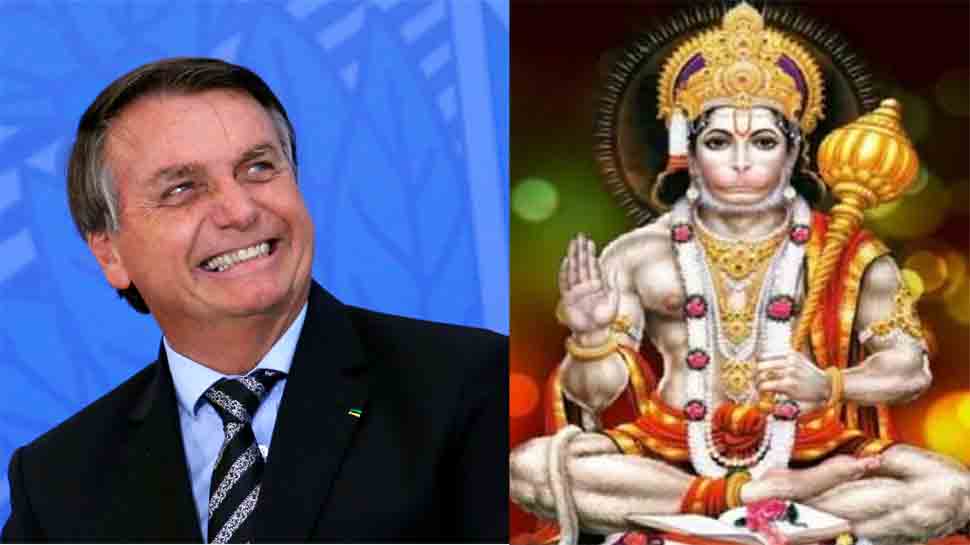 Brazil President Jair Bolsonaro thanks PM Narendra Modi for COVID vaccine doses, shares Lord Hanuman image