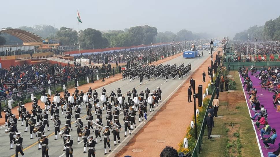 R-Day Parade full dress rehearsal