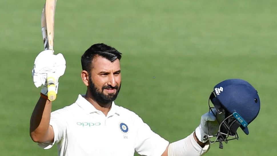 Cheteshwar Pujara became only the 11th Indian to score 6000 runs in Test cricket. (Source: Twitter)