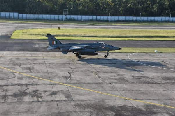 Indian Air Force during exercises