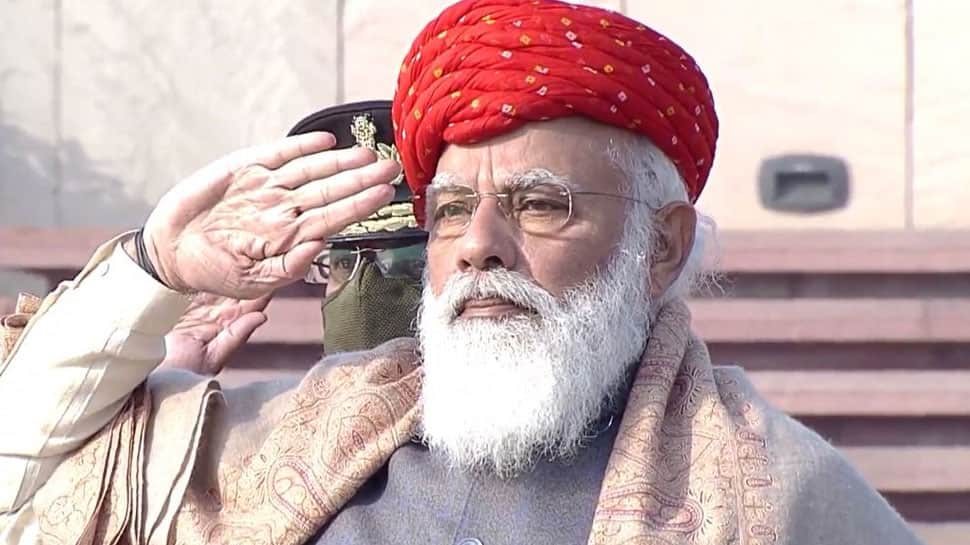 PM Narendra Modi wears special turban on Republic Day 2021, know who gifted this colouful ‘paghdi’ to him