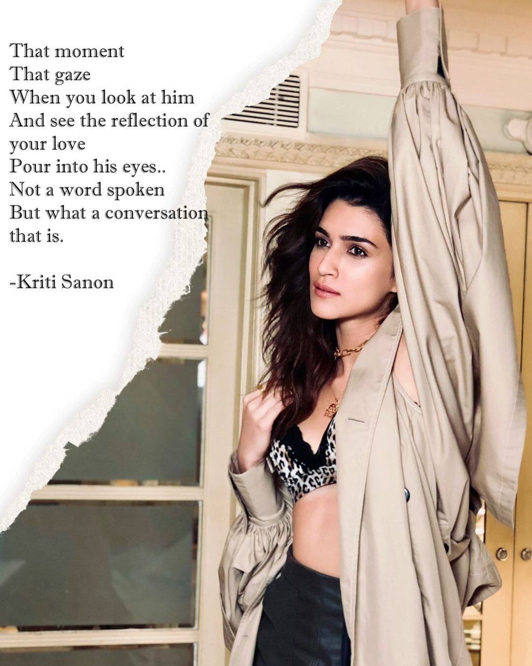 Kriti Sanon expresses herself through poetry