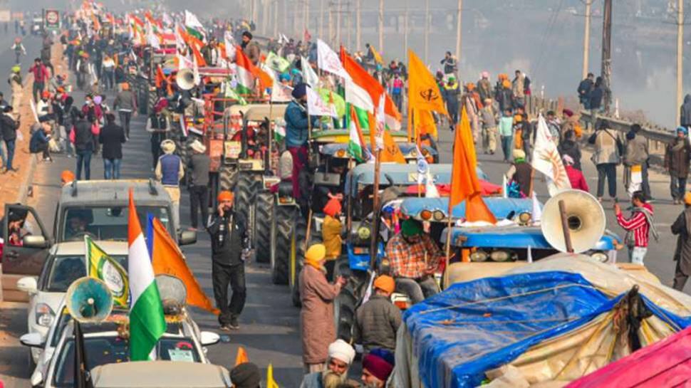 Farmers Protest, Farmers tractor march, Red fort