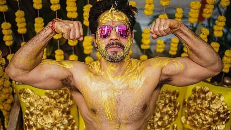 Varun Dhawan's haldi ceremony