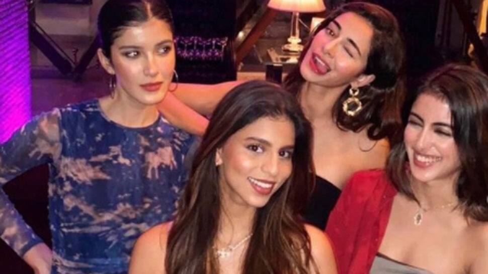 Suhana Khan, Ananya Panday, Navya Naveli Nanda and Shanaya Kapoor go glam for party, viral pics hit internet! 