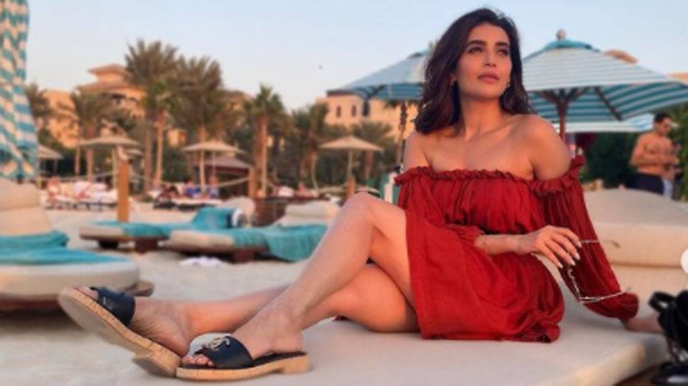 Naagin actress Karishma Tanna&#039;s sultry bold look in a red bikini stuns fans, post goes viral on internet!